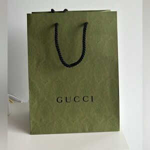 Gucci Paper Shopping Bag